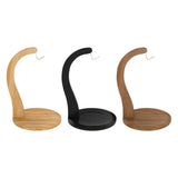 Maxbell Banana Holder Stand Multifunction Portable Banana Holder Stand Hook for Home wood color