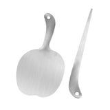 Maxbell Meat Scraping Tool 304 Stainless Steel Baking Tool Fuding Meat Slice Scraper