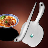 Maxbell Meat Scraping Tool 304 Stainless Steel Baking Tool Fuding Meat Slice Scraper