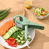 Maxbell Fruit Veggie Cutter Slicers Versatile Fruit Slicers for Banana Cucumber Tomato green