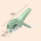 Maxbell Fruit Veggie Cutter Slicers Versatile Fruit Slicers for Banana Cucumber Tomato green