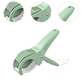 Maxbell Fruit Veggie Cutter Slicers Versatile Fruit Slicers for Banana Cucumber Tomato green