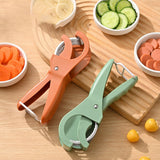 Maxbell Fruit Veggie Cutter Slicers Versatile Fruit Slicers for Banana Cucumber Tomato green