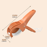 Maxbell Fruit Veggie Cutter Slicers Versatile Fruit Slicers for Banana Cucumber Tomato red brown