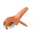 Maxbell Fruit Veggie Cutter Slicers Versatile Fruit Slicers for Banana Cucumber Tomato red brown