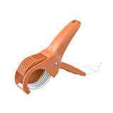 Maxbell Fruit Veggie Cutter Slicers Versatile Fruit Slicers for Banana Cucumber Tomato red brown