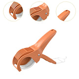 Maxbell Fruit Veggie Cutter Slicers Versatile Fruit Slicers for Banana Cucumber Tomato red brown