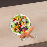Maxbell Fruit Veggie Cutter Slicers Versatile Fruit Slicers for Banana Cucumber Tomato red brown