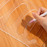 Maxbell Clear Acrylic Router Jig Puzzle Piece Serving Board Router Template for Home