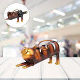 Maxbell Cat Shaped Wine Holder Gifts Decoration Wine Rack for Cabinet Party Birthday