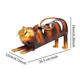 Maxbell Cat Shaped Wine Holder Gifts Decoration Wine Rack for Cabinet Party Birthday