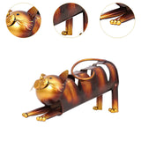 Maxbell Cat Shaped Wine Holder Gifts Decoration Wine Rack for Cabinet Party Birthday