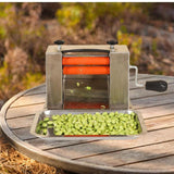 Maxbell Edamame Peeling Machine Hand Crank Soybean Shell Remover for Home Restautant