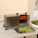 Maxbell Electric Pea Sheller Machine US Adapter Stainless Steel Electric Bean Peeler