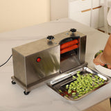 Maxbell Electric Pea Sheller Machine US Adapter Stainless Steel Electric Bean Peeler