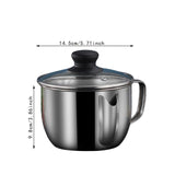 Maxbell Oil Separator Bowl 1000ml Soup Bowl for Residue Losing Weight Cooking