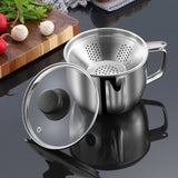 Maxbell Oil Separator Bowl 1000ml Soup Bowl for Residue Losing Weight Cooking