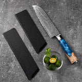 Maxbell Kitchen Knife Protector Chef Knife Protection Portable Flocking Liner Sheath Style E