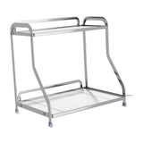 Maxbell Bathroom Organizer Countertop 2 Tiers for Living Room Dressing Table Kitchen Argent
