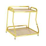 Maxbell Bathroom Organizer Countertop 2 Tiers for Living Room Dressing Table Kitchen Gold