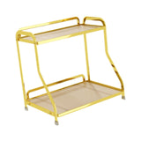 Maxbell Bathroom Organizer Countertop 2 Tiers for Living Room Dressing Table Kitchen Gold