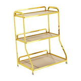 Maxbell Bathroom Organizer Countertop Three Tier Vanity Tray for Kitchen Room gold