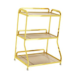 Maxbell Bathroom Organizer Countertop Three Tier Vanity Tray for Kitchen Room gold