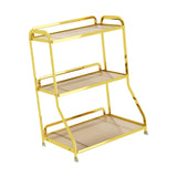 Maxbell Bathroom Organizer Countertop Three Tier Vanity Tray for Kitchen Room gold