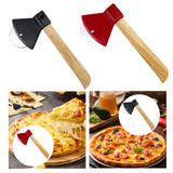 Maxbell Axe Pizza Wheel Slicer Fun Easy to Clean Professional Pizza Cutter for Pizza Black