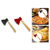 Maxbell Axe Pizza Wheel Slicer Fun Easy to Clean Professional Pizza Cutter for Pizza Black