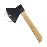 Maxbell Axe Pizza Wheel Slicer Fun Easy to Clean Professional Pizza Cutter for Pizza Black