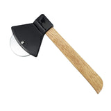 Maxbell Axe Pizza Wheel Slicer Fun Easy to Clean Professional Pizza Cutter for Pizza Black
