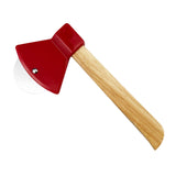 Maxbell Axe Pizza Wheel Slicer Fun Easy to Clean Professional Pizza Cutter for Pizza Red