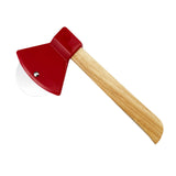Maxbell Axe Pizza Wheel Slicer Fun Easy to Clean Professional Pizza Cutter for Pizza Red
