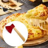 Maxbell Axe Pizza Wheel Slicer Fun Easy to Clean Professional Pizza Cutter for Pizza Red