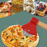 Maxbell Axe Pizza Wheel Slicer Fun Easy to Clean Professional Pizza Cutter for Pizza Red