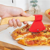 Maxbell Axe Pizza Wheel Slicer Fun Easy to Clean Professional Pizza Cutter for Pizza Red
