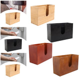 Maxbell Tissue Box Cover Restroom Tissue Box Holder Wall Mounted Toilet Paper Holder beige