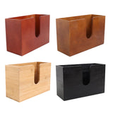 Maxbell Tissue Box Cover Restroom Tissue Box Holder Wall Mounted Toilet Paper Holder beige