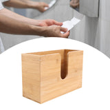 Maxbell Tissue Box Cover Restroom Tissue Box Holder Wall Mounted Toilet Paper Holder beige