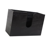 Maxbell Tissue Box Cover Restroom Tissue Box Holder Wall Mounted Toilet Paper Holder black