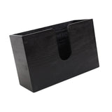 Maxbell Tissue Box Cover Restroom Tissue Box Holder Wall Mounted Toilet Paper Holder black