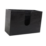 Maxbell Tissue Box Cover Restroom Tissue Box Holder Wall Mounted Toilet Paper Holder black