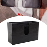 Maxbell Tissue Box Cover Restroom Tissue Box Holder Wall Mounted Toilet Paper Holder black
