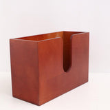 Maxbell Tissue Box Cover Restroom Tissue Box Holder Wall Mounted Toilet Paper Holder red