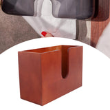 Maxbell Tissue Box Cover Restroom Tissue Box Holder Wall Mounted Toilet Paper Holder red
