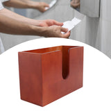 Maxbell Tissue Box Cover Restroom Tissue Box Holder Wall Mounted Toilet Paper Holder red