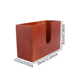Maxbell Tissue Box Cover Restroom Tissue Box Holder Wall Mounted Toilet Paper Holder red