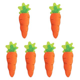 Maxbell 6 Pieces Easter Carrot Cutlery Holders Pouch Bags for Birthday Party Wedding