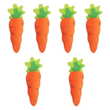 Maxbell 6 Pieces Easter Carrot Cutlery Holders Pouch Bags for Birthday Party Wedding